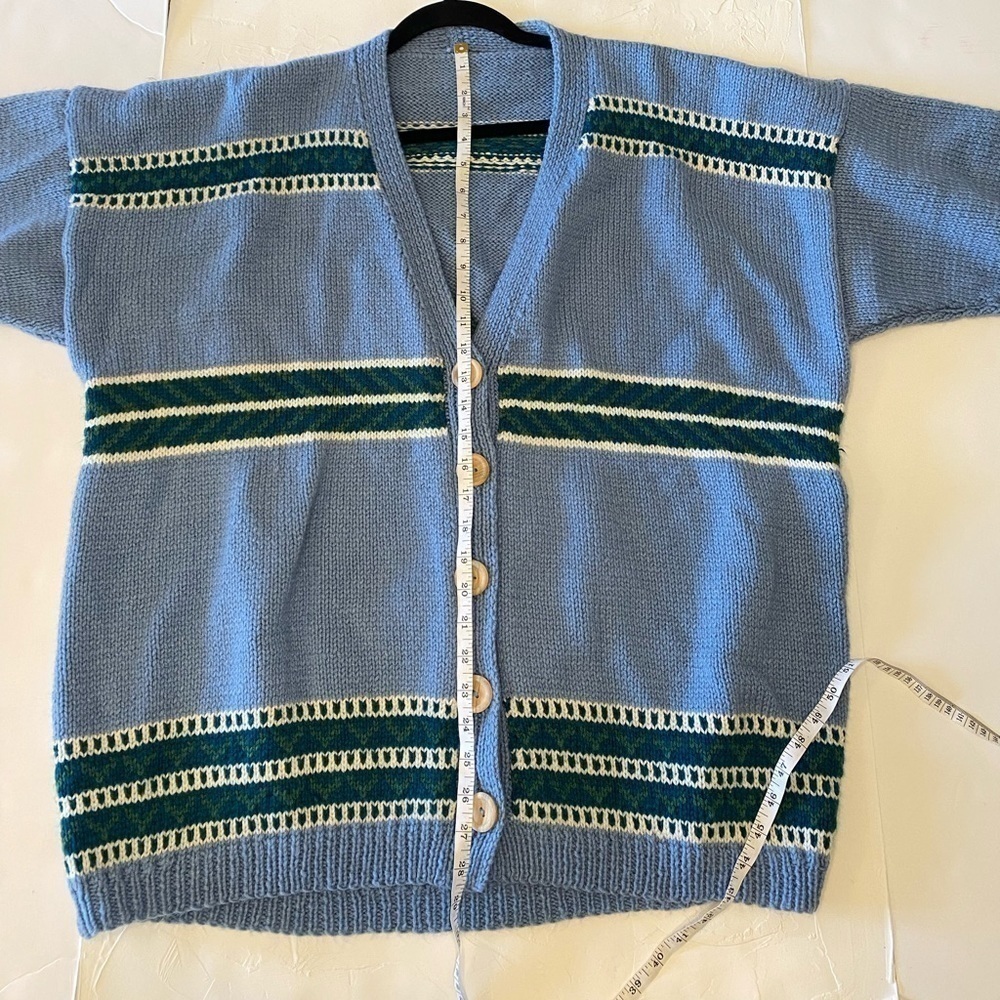 VINTAGE Home Knitted Pendleton Sweater - Picture 9 of 9